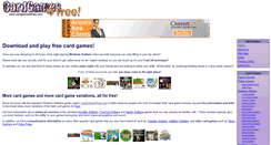 Desktop Screenshot of cardgames4free.com